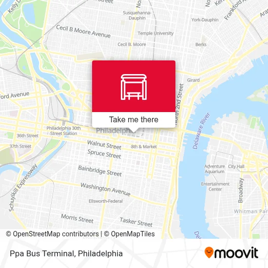 Ppa Bus Terminal map