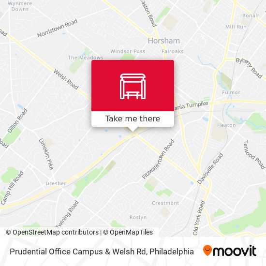Mapa de Prudential Office Campus & Welsh Rd