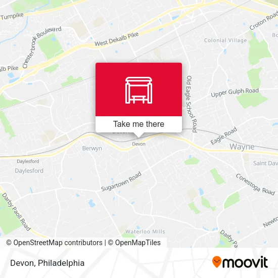 Devon map
