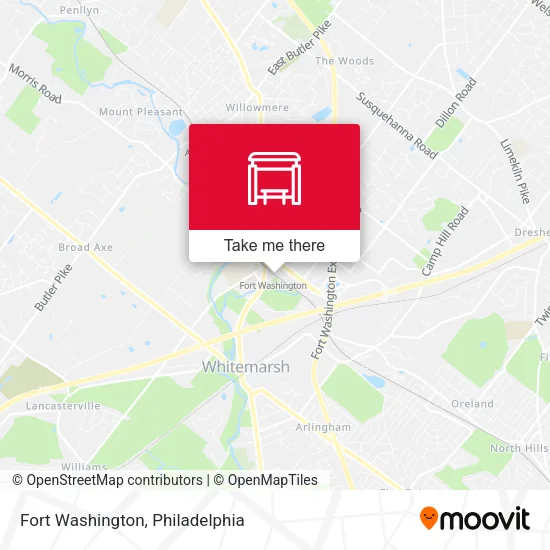 Fort Washington map
