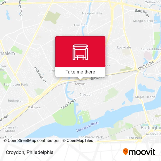 Croydon map