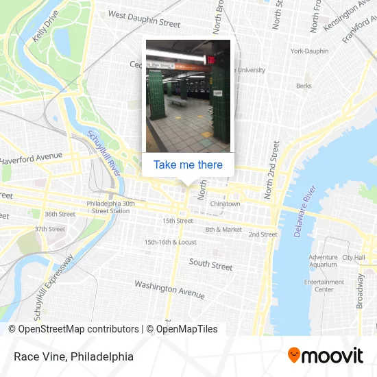 Race Vine map