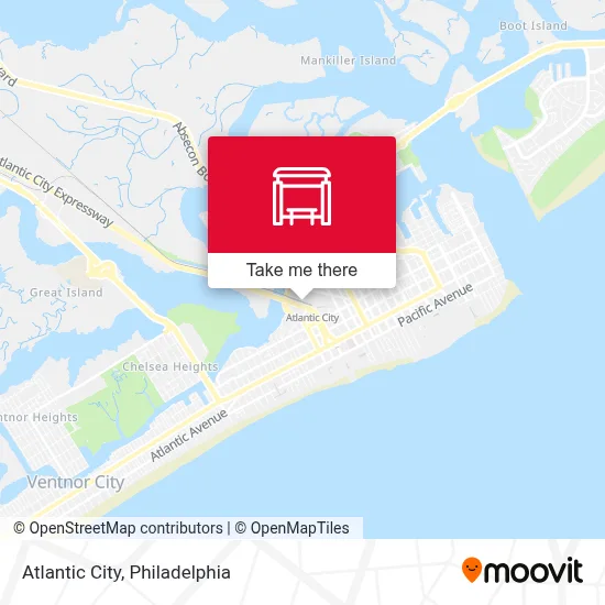 Atlantic City map