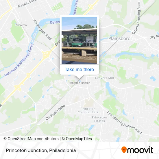 Princeton Junction map
