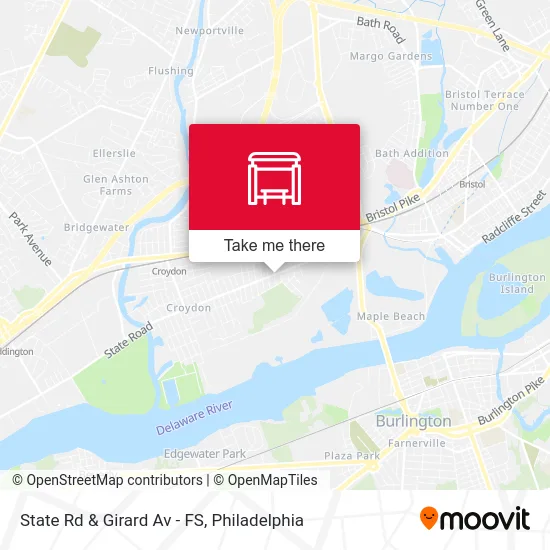 State Rd & Girard Av - FS map