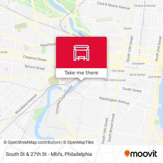 Mapa de South St & 27th St - Mbfs
