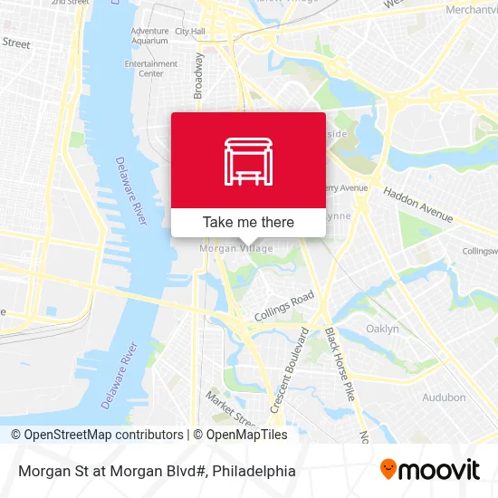 Morgan St at Morgan Blvd# map