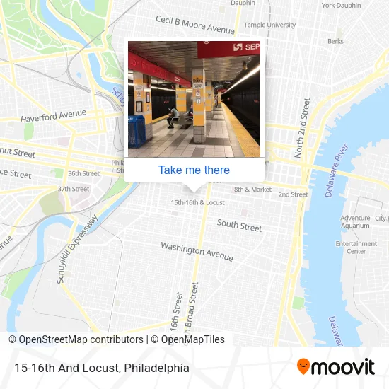 15-16th And Locust map