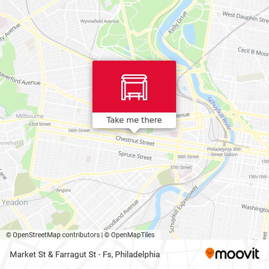 Market St & Farragut St - Fs map