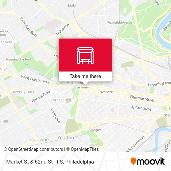Market St & 62nd St - FS map