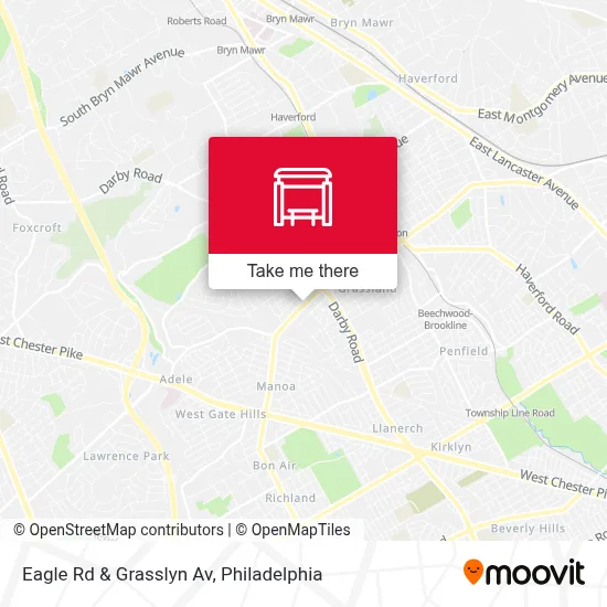 Eagle Rd & Grasslyn Av map