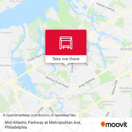 Mapa de Mid-Atlantic Parkway at Metropolitan Ave