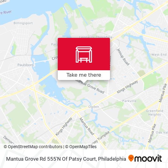 Mantua Grove Rd 555'N Of Patsy Court map