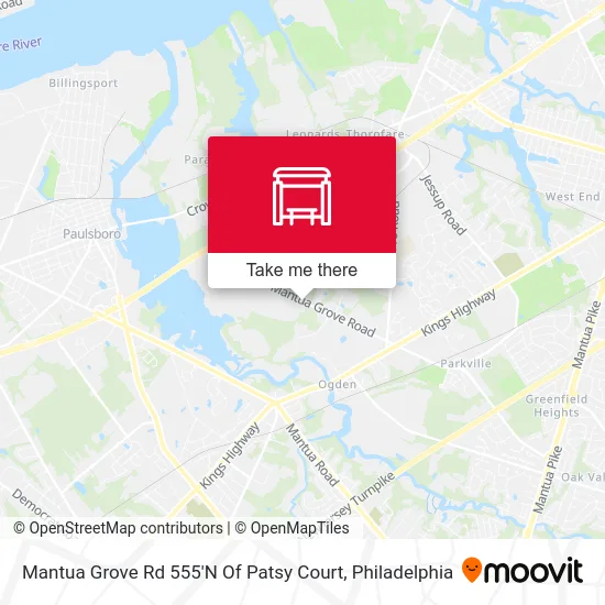 Mantua Grove Rd 555'N Of Patsy Court map