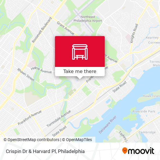 Crispin Dr & Harvard Pl map