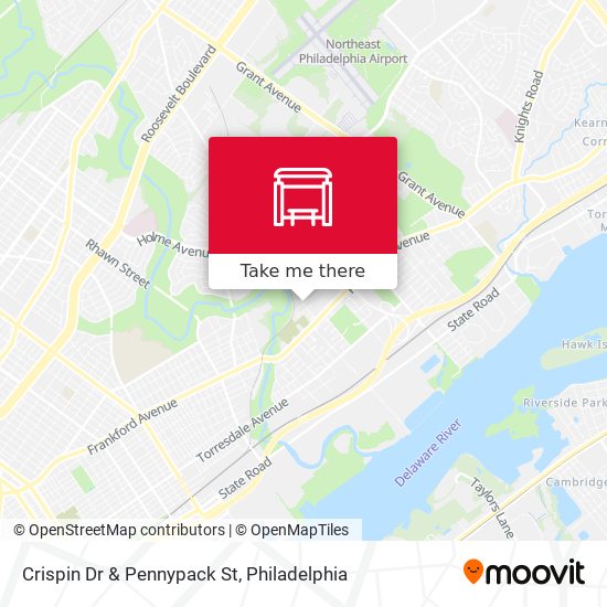 Crispin Dr & Pennypack St map