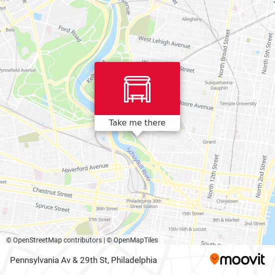 Mapa de Pennsylvania Av & 29th St