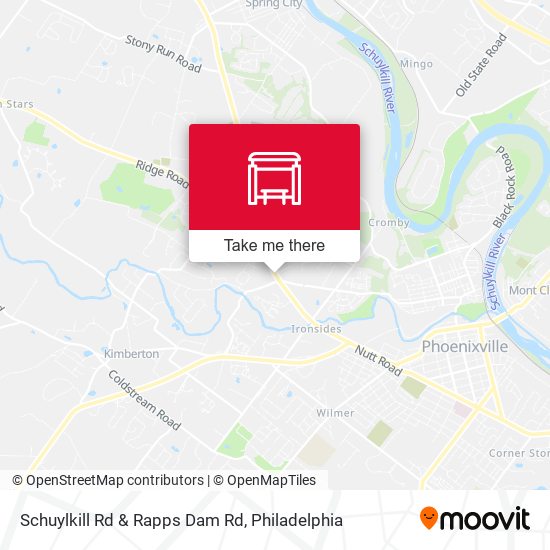 Schuylkill Rd & Rapps Dam Rd map