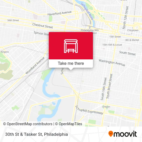 Mapa de 30th St & Tasker St