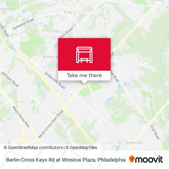 Mapa de Berlin-Cross Keys Rd at Winslow Plaza