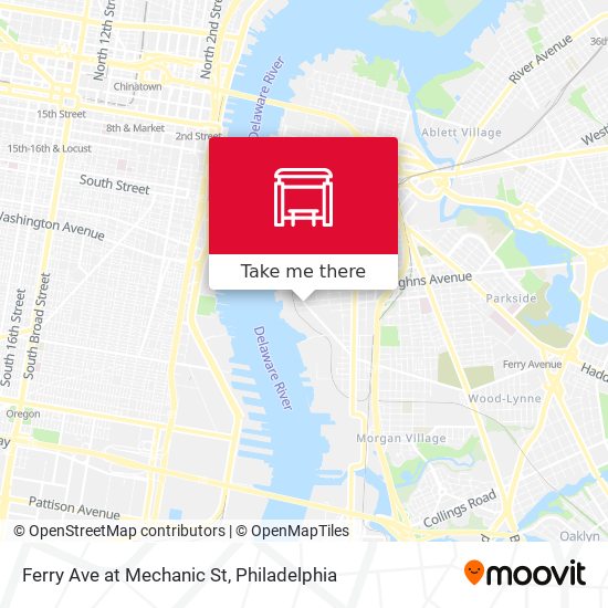 Ferry Ave at Mechanic St map