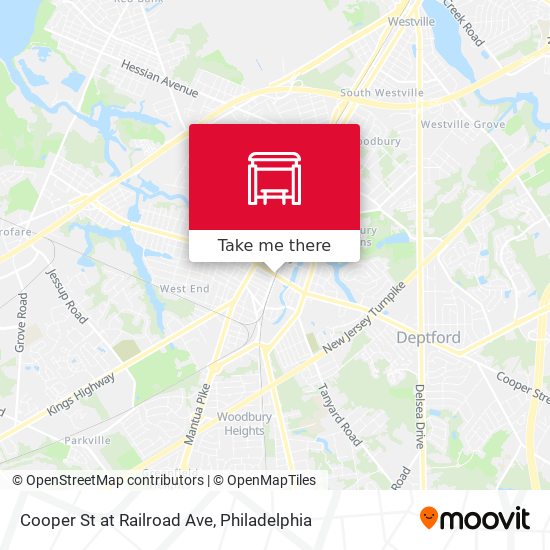 Cooper St at Railroad Ave map