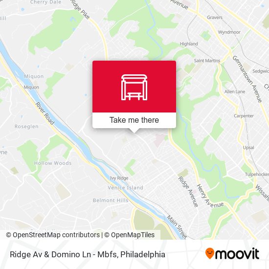 Ridge Av & Domino Ln - Mbfs map
