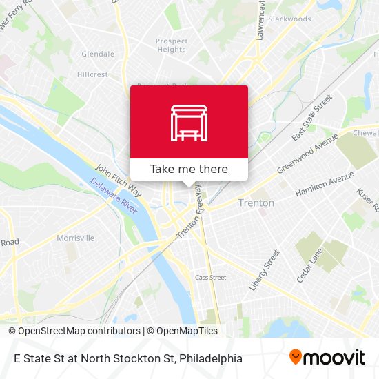 E State St at North Stockton St map