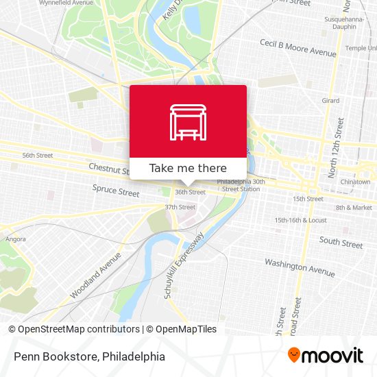 Penn Bookstore map