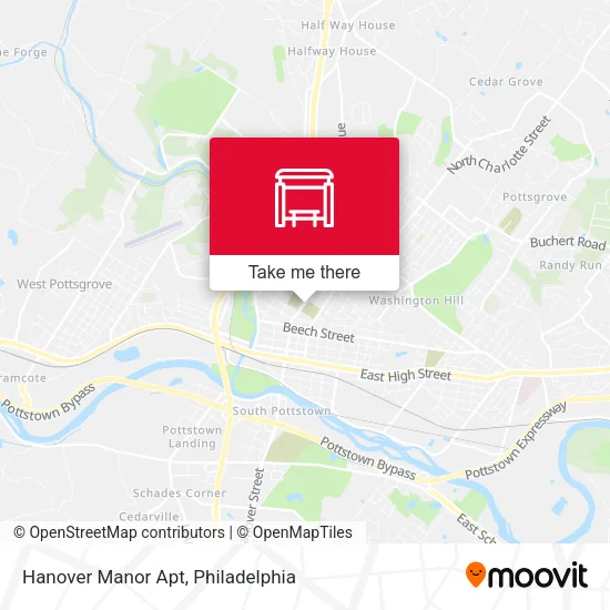 Hanover Manor Apt map