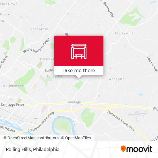 Mapa de Rolling Hills