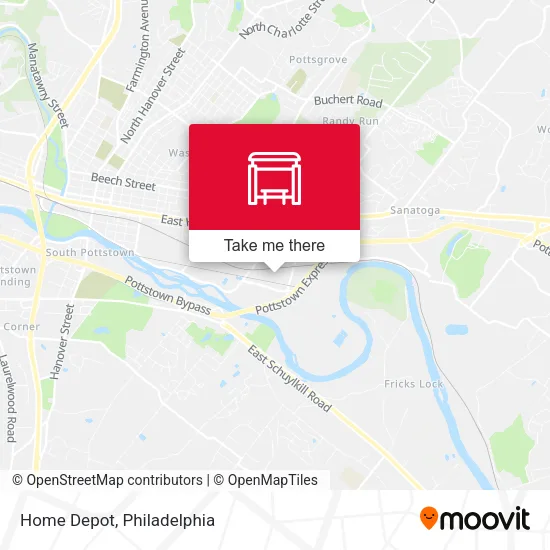 Mapa de Home Depot