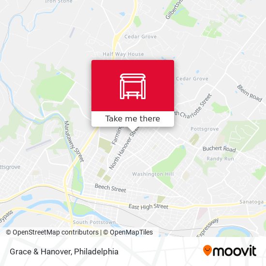Mapa de Grace & Hanover
