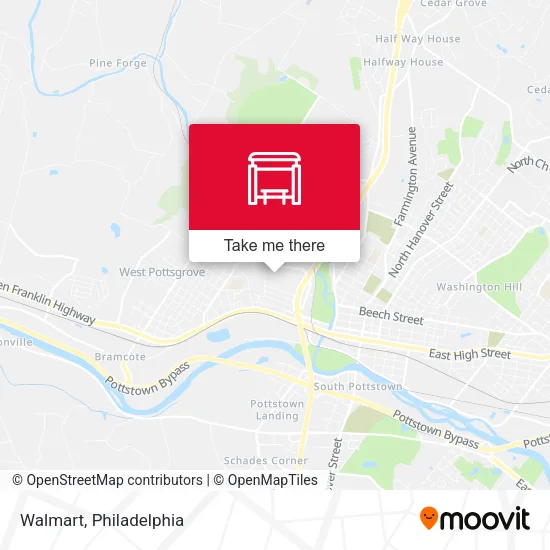 Mapa de Walmart