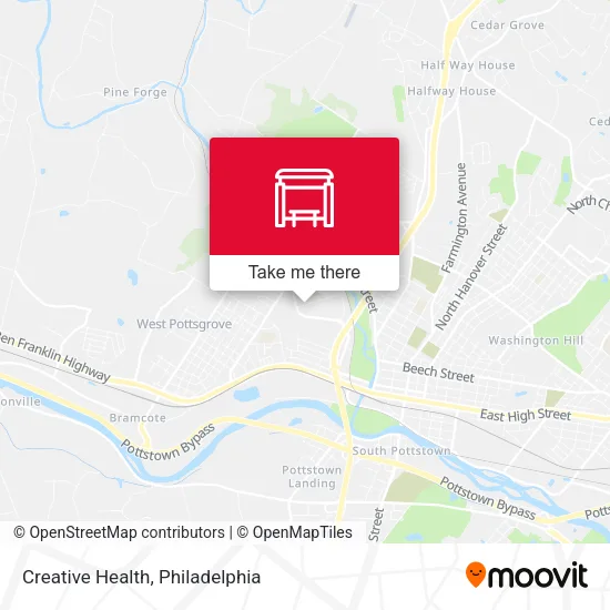 Mapa de Creative Health