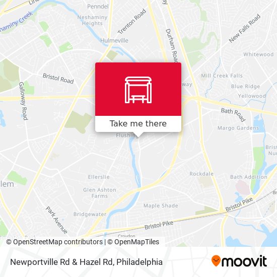 Mapa de Newportville Rd & Hazel Rd