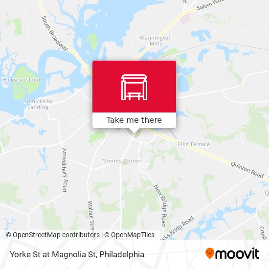 Yorke St at Magnolia St map