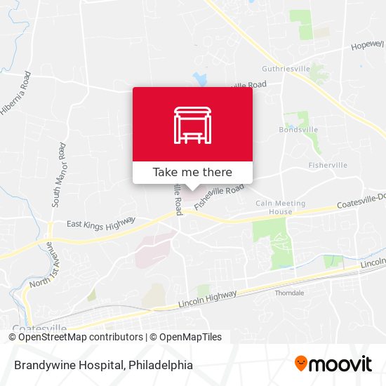 Brandywine Hospital map