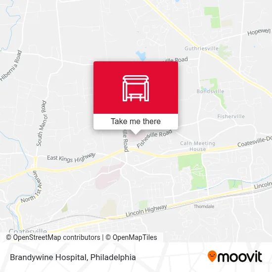 Brandywine Hospital map