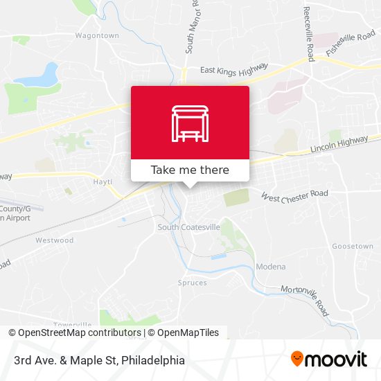 Mapa de 3rd Ave. & Maple St