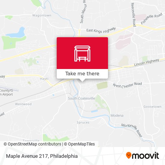 Mapa de Maple Avenue 217