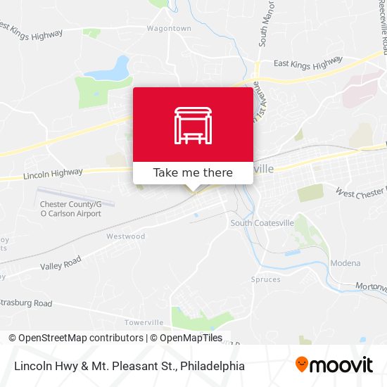 Mapa de Lincoln Hwy & Mt. Pleasant St.