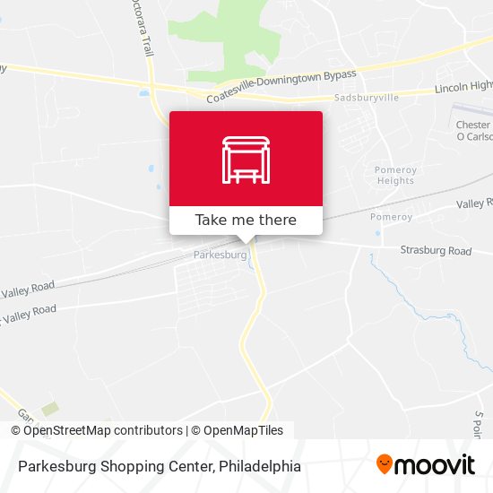 Mapa de Parkesburg Shopping Center