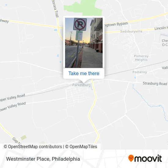 Westminster Place map