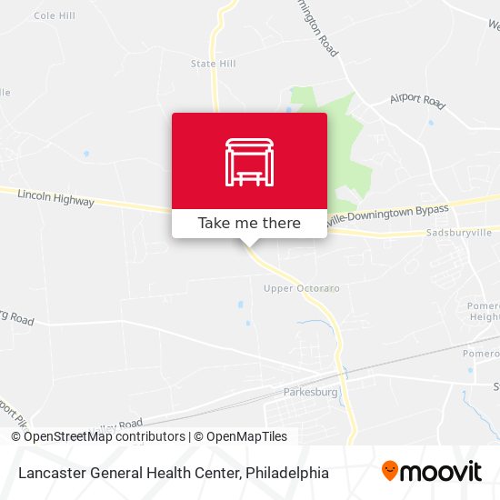 Lancaster General Health Center map