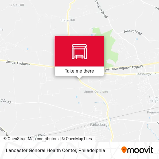 Lancaster General Health Center map