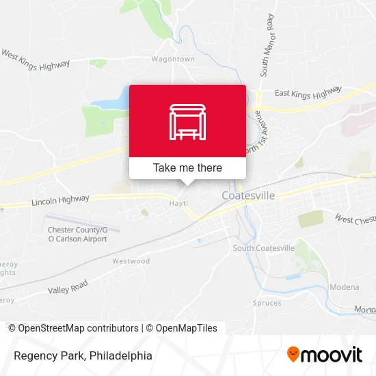 Regency Park map