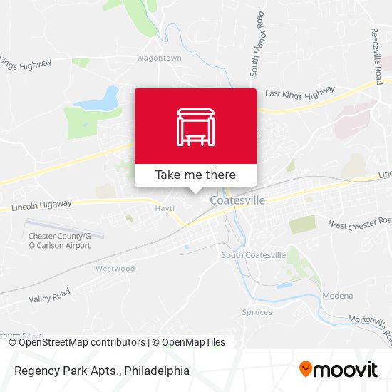 Regency Park Apts. map