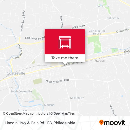 Lincoln Hwy & Caln Rd - FS map