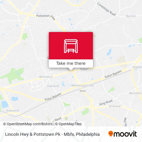 Mapa de Lincoln Hwy & Pottstown Pk - Mbfs
